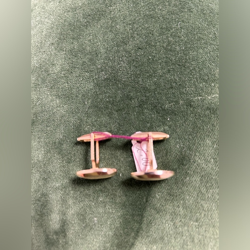 MID CENTURY CLASSIC CUFFLINKS IN GOLD TONE